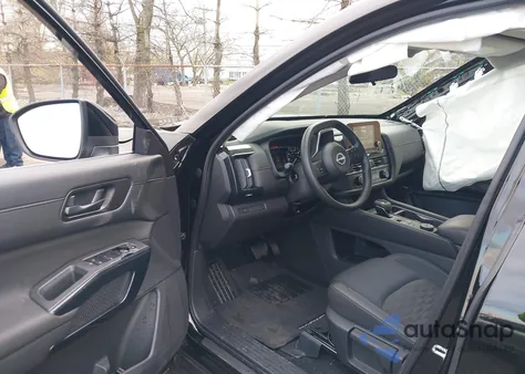 2025 Nissan Pathfinder S 4Wd z USA, uszkodzony, nr VIN 5N1DR3AC6SC277573